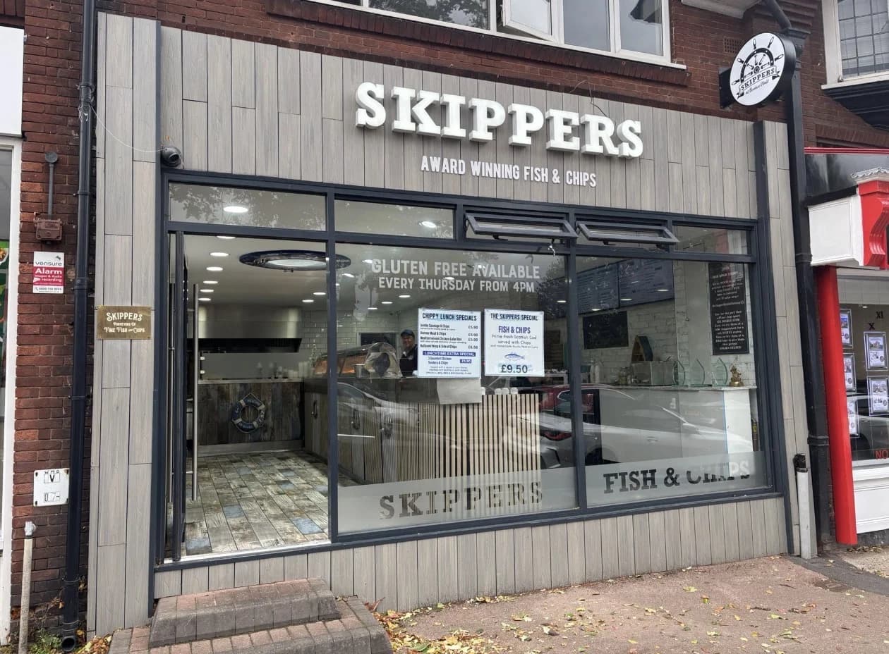 Skippers shopfront on Beeches Walk