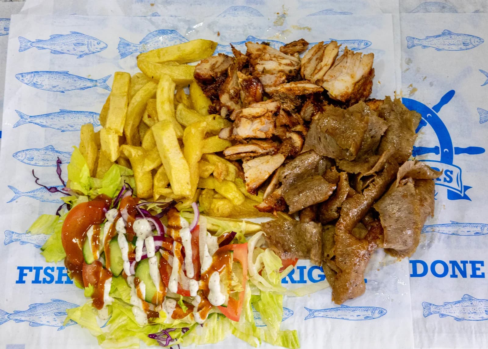 Kebab Meat & Chips