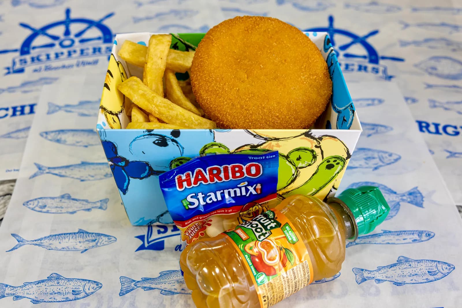 Kids Fish Cake + Chips